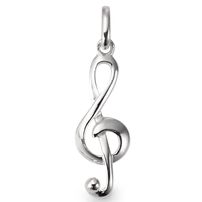 Pendant Silver Treble Clef