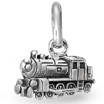 Pendant Silver Locomotive