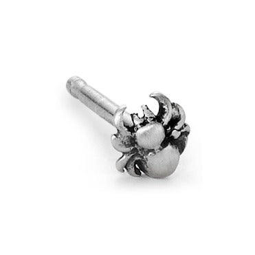 Single stud earring Silver Spider