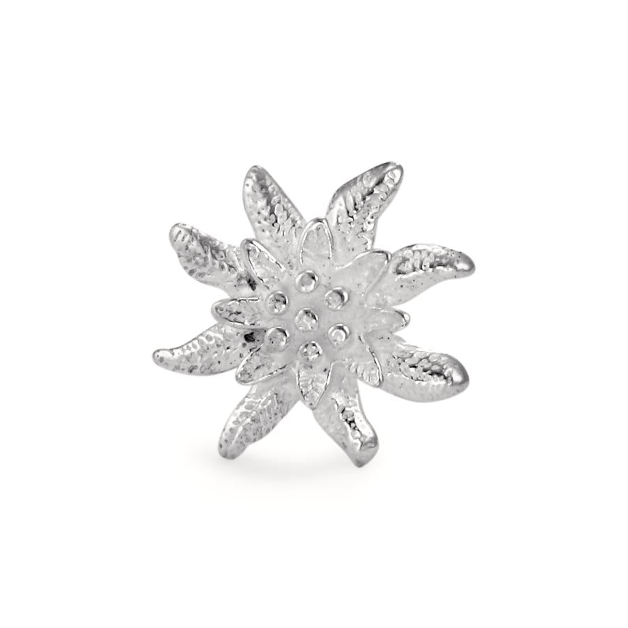 Pin Silver Edelweiss Ø11 mm