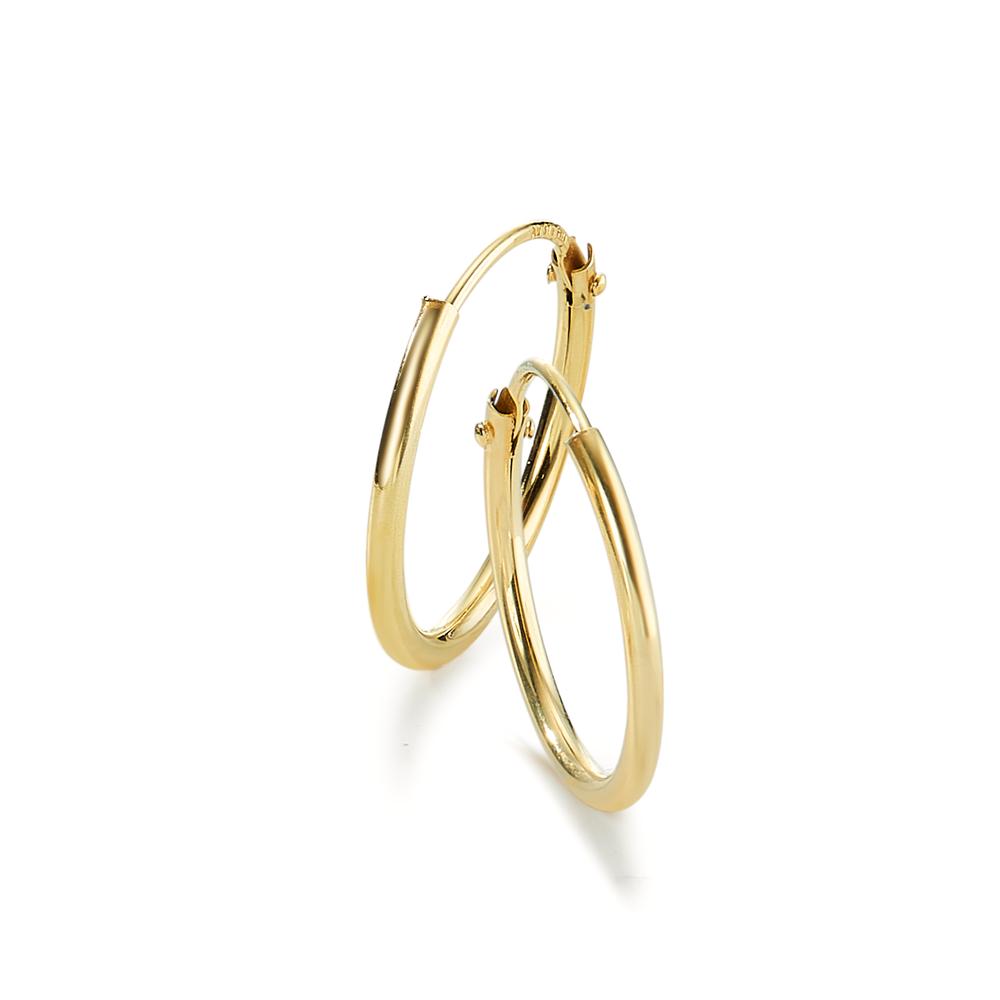 Hoop earrings 9k Yellow Gold