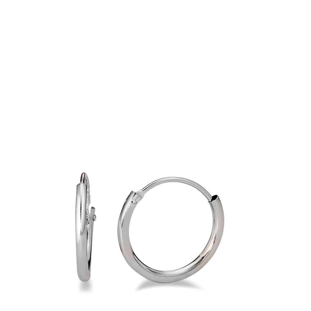 Hoop earrings 18k White Gold