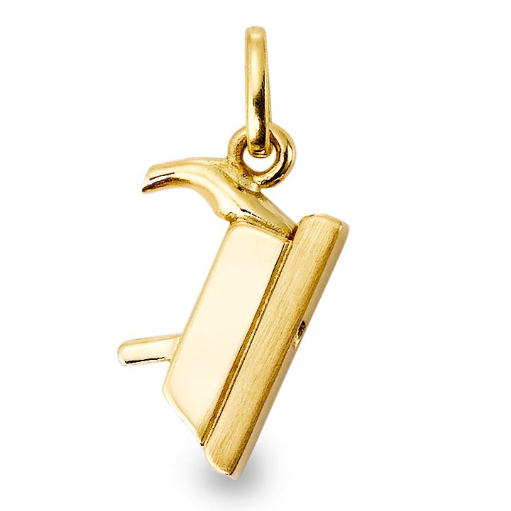 Pendant 9k Yellow Gold plane