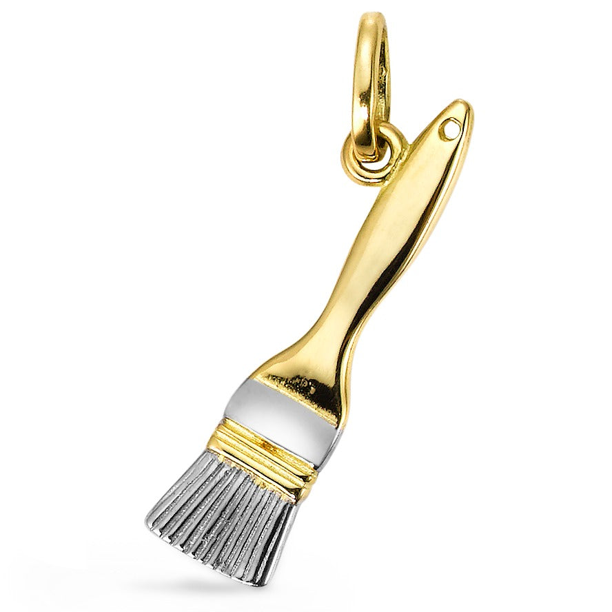 Pendant 18k Yellow Gold Brush