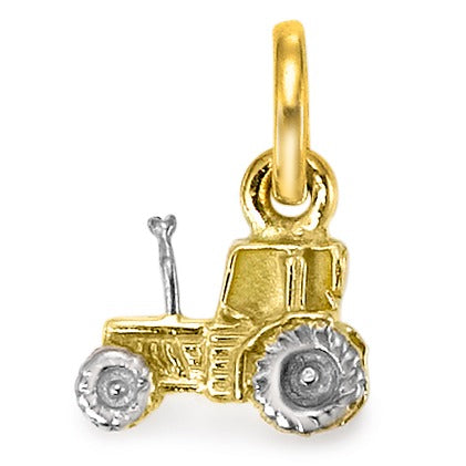 Pendant 18k Yellow Gold Tractor