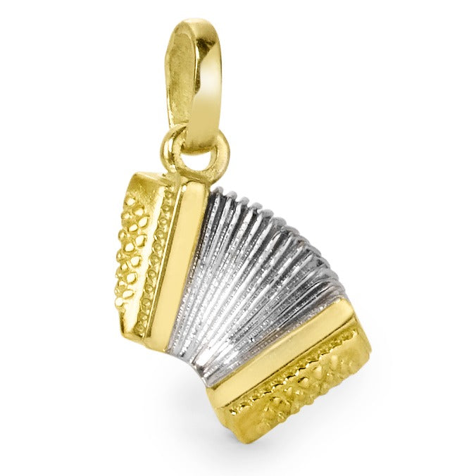 Pendant 18k Yellow Gold Accordion