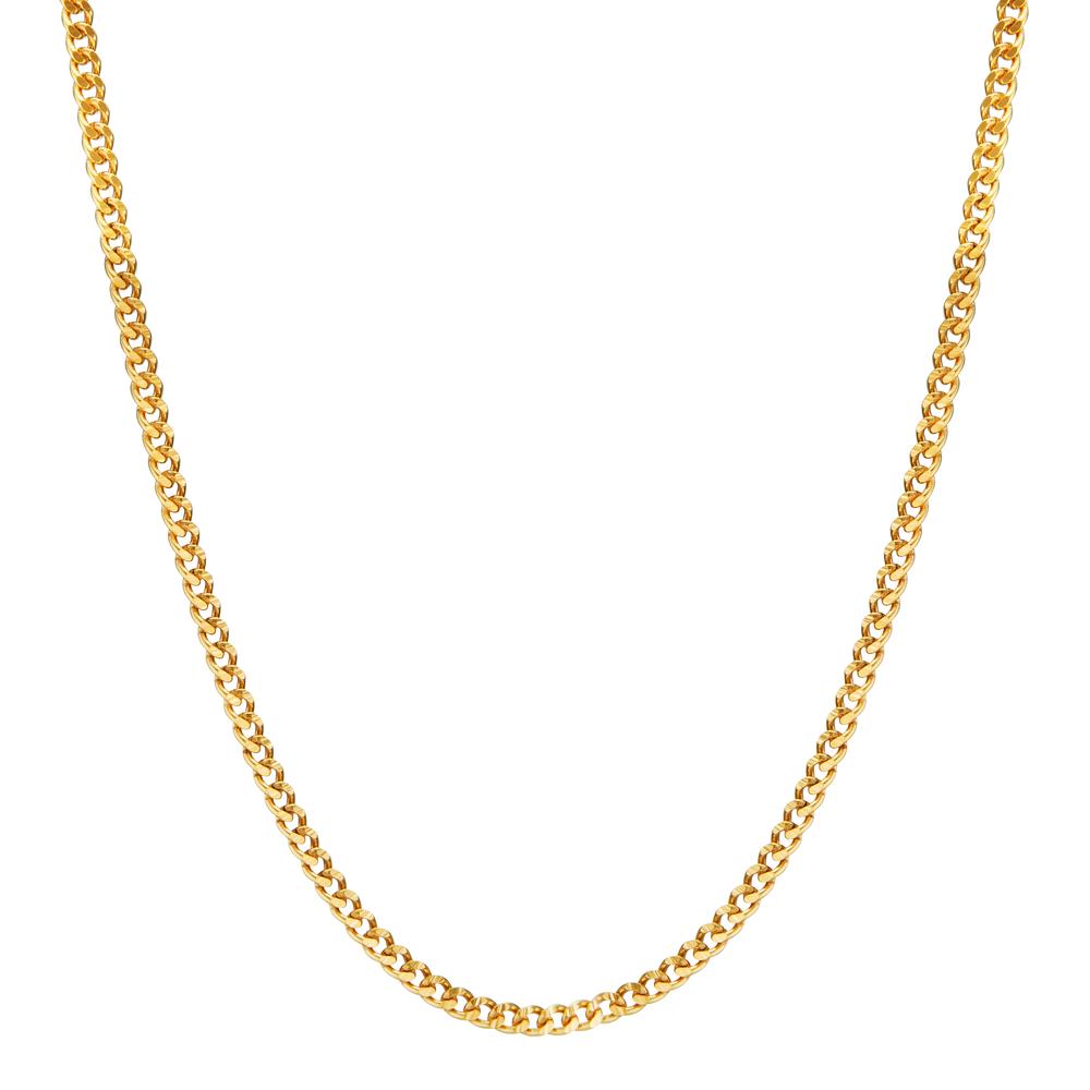 Curb-Necklace 18k Yellow Gold 60 cm