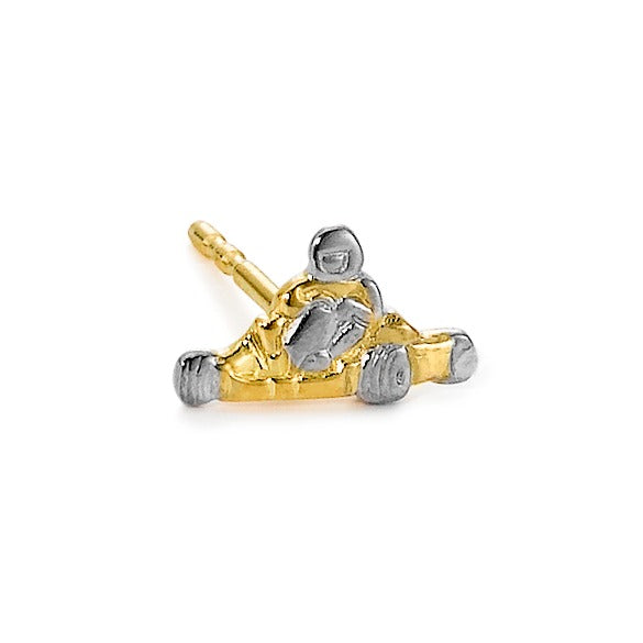 Single stud earring 18k Yellow Gold Cart