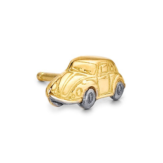 Single stud earring 18k Yellow Gold Car