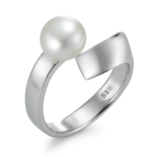 Ring Silver Rhodium plated Freshwater pearl