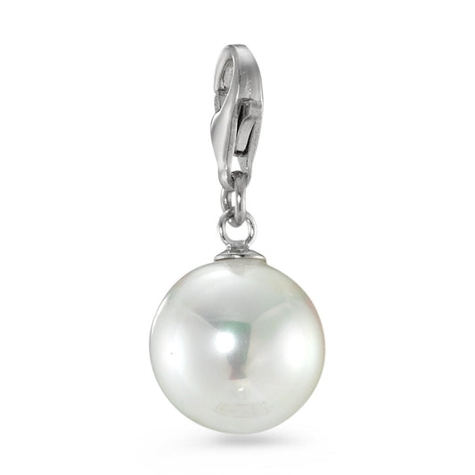 Charms Silver Rhodium plated Shining pearls