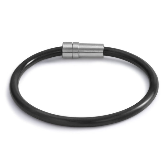 Bracelet Stainless steel, Rubber 18 cm Ø4.8 mm