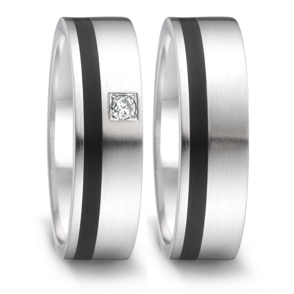 Wedding Ring Stainless steel, Ceramic