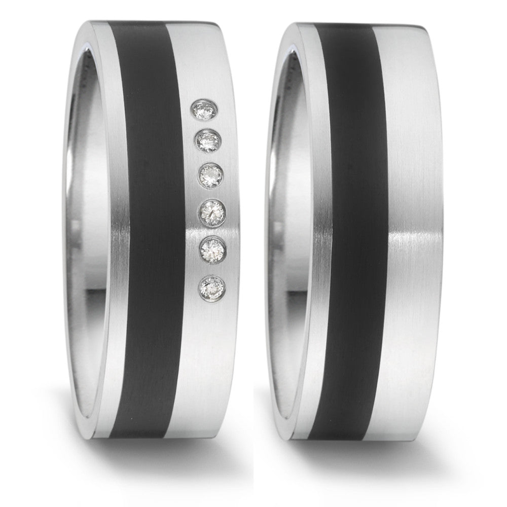 Wedding Ring Stainless steel, Ceramic