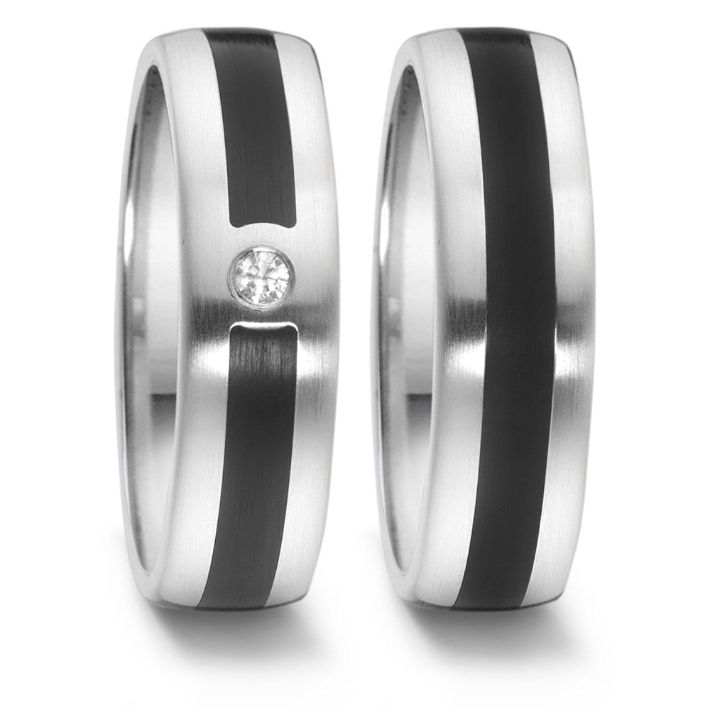 Wedding Ring Stainless steel, Ceramic