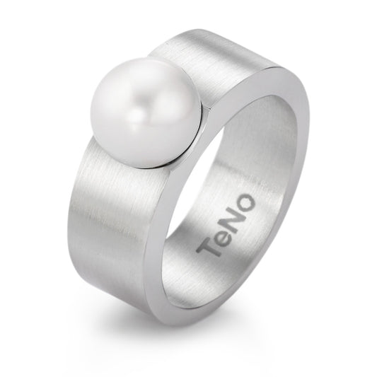 Ring Stainless steel Freshwater pearl