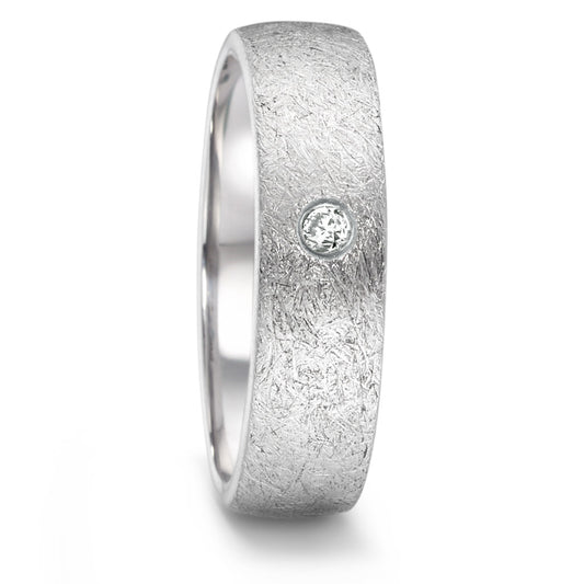 Wedding Ring Stainless steel Diamond 0.04 ct, tw-si