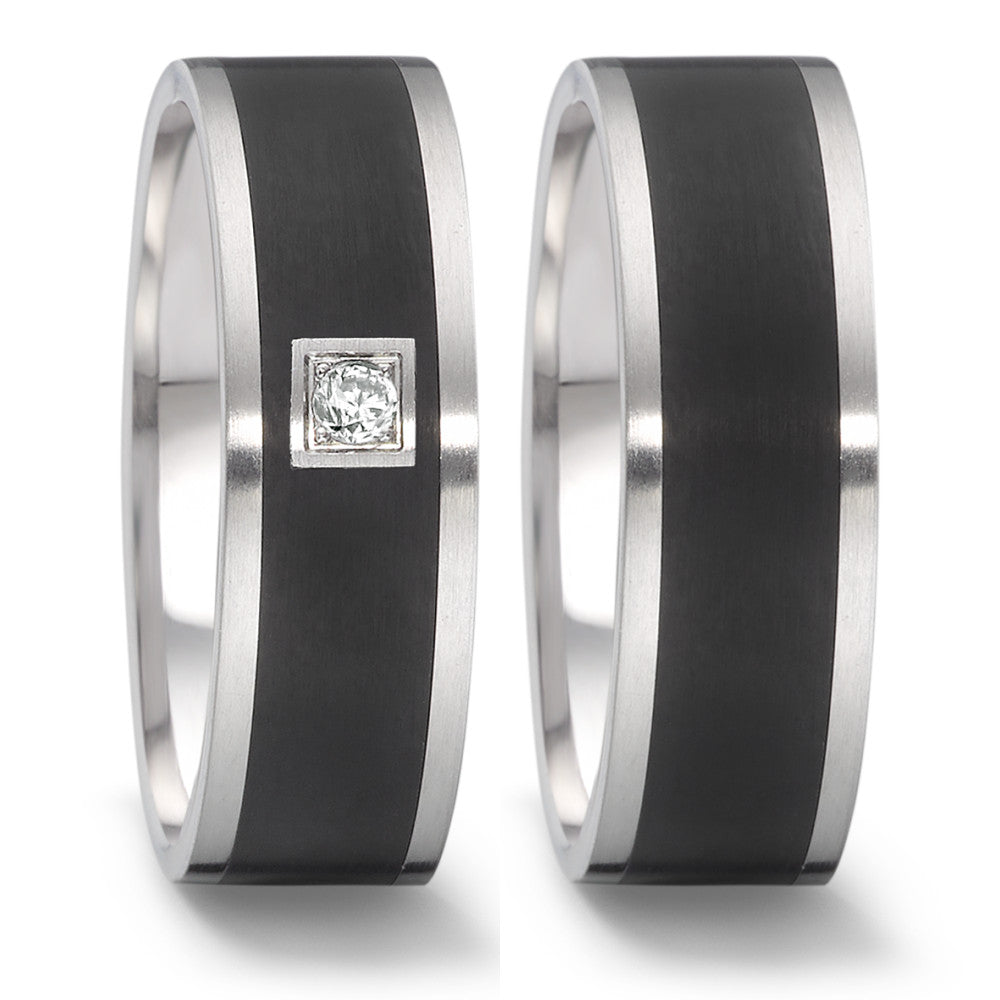 Wedding Ring Stainless steel, Ceramic