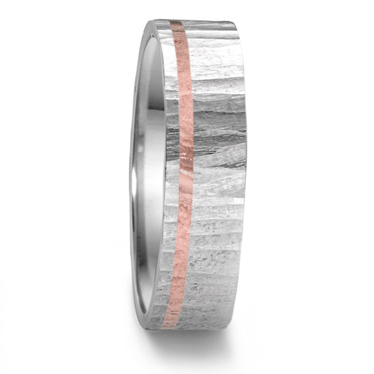 Wedding Ring Stainless steel, 18k Red Gold