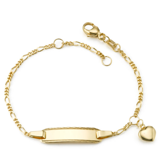 Engravable bracelet 9k Yellow Gold 12-14 cm