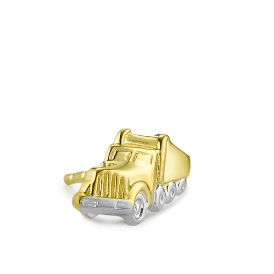 Single stud earring 18k Yellow Gold Truck