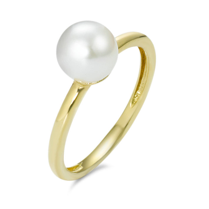 Ring 18k Yellow Gold Akoya pearls