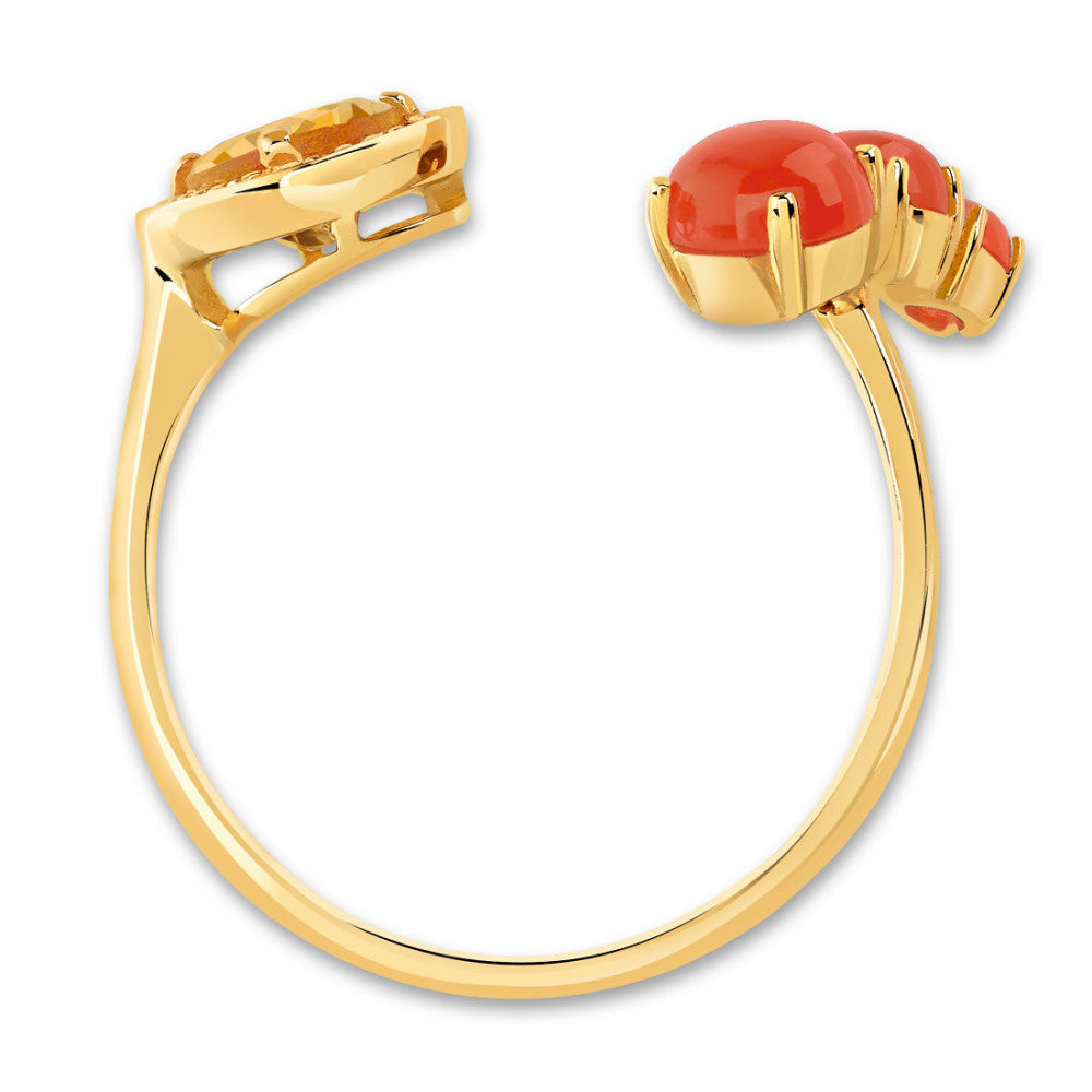 Ring 9k Yellow Gold Citrine