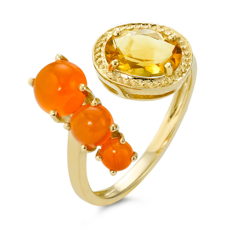 Ring 9k Yellow Gold Citrine