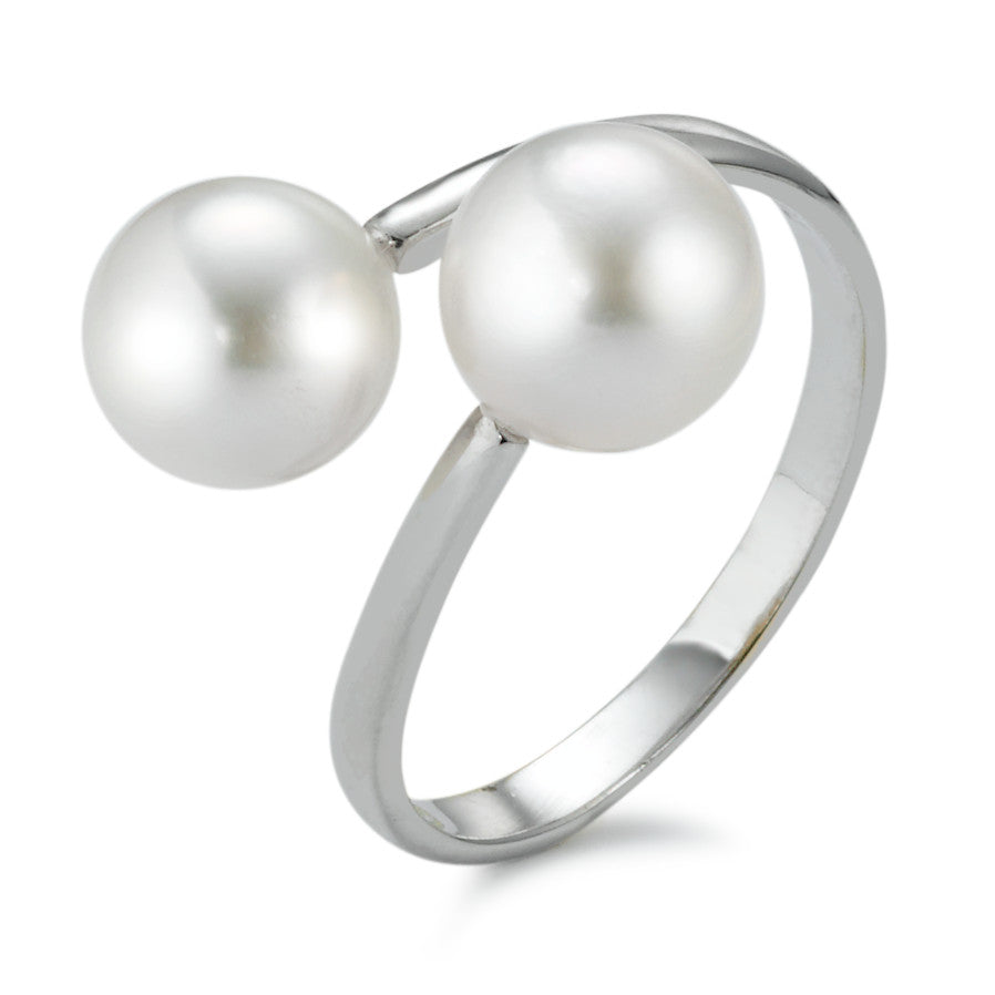 Ring 18k White Gold Akoya pearls