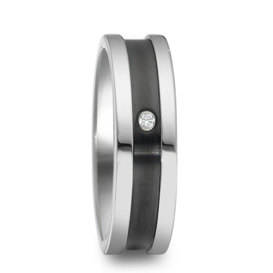 Wedding Ring Stainless steel Zirconia