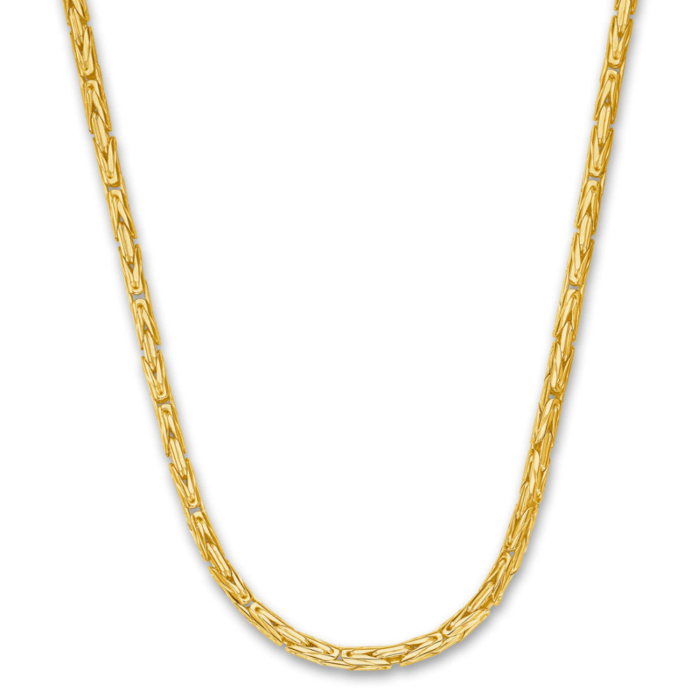 Necklace AM-plated Gold plated 45 cm Ø4 mm