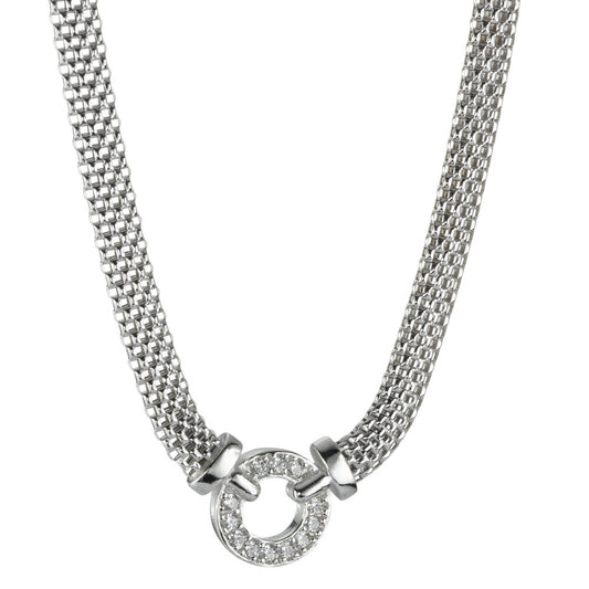 Necklace Silver Zirconia 47 cm