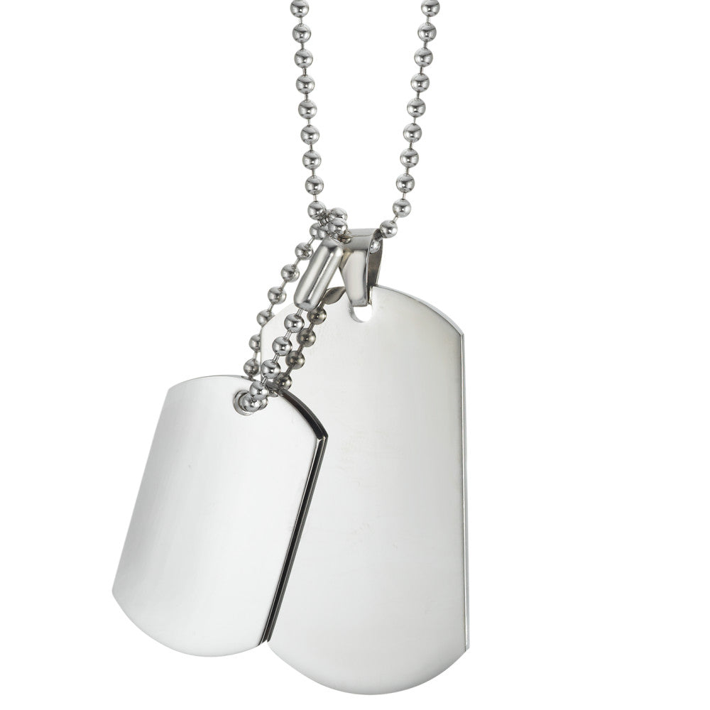 Necklace with pendant Stainless steel 50 cm