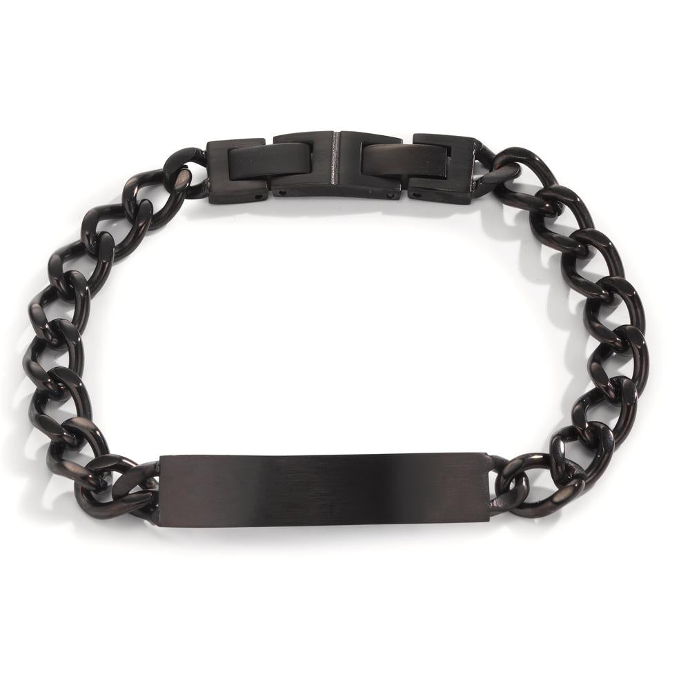 Bracelet Stainless steel Black IP coated 21 cm