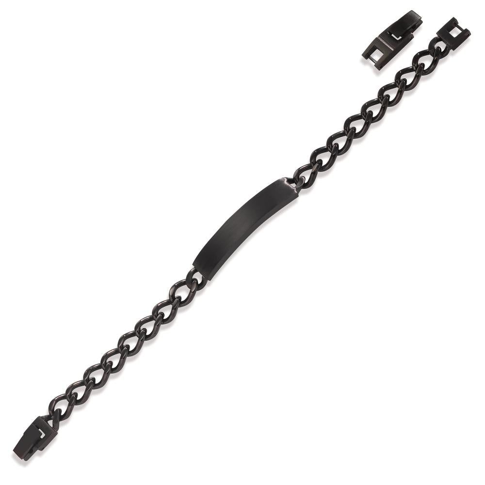 Bracelet Stainless steel Black IP coated 21 cm