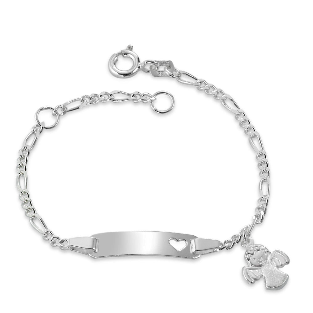 Engravable bracelet Silver Angel 12-14 cm Ø9 mm