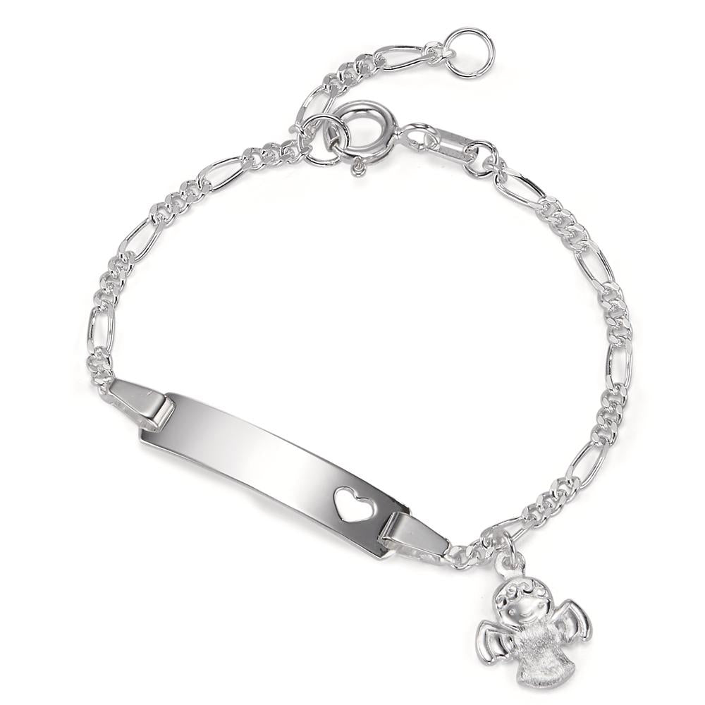 Engravable bracelet Silver Angel 12-14 cm Ø9 mm