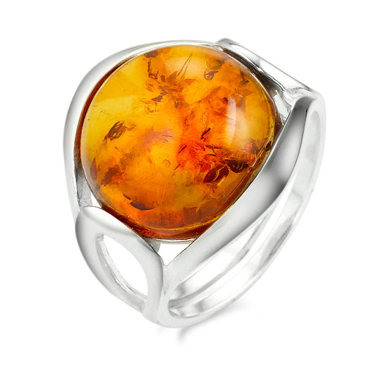 Ring Silver Amber