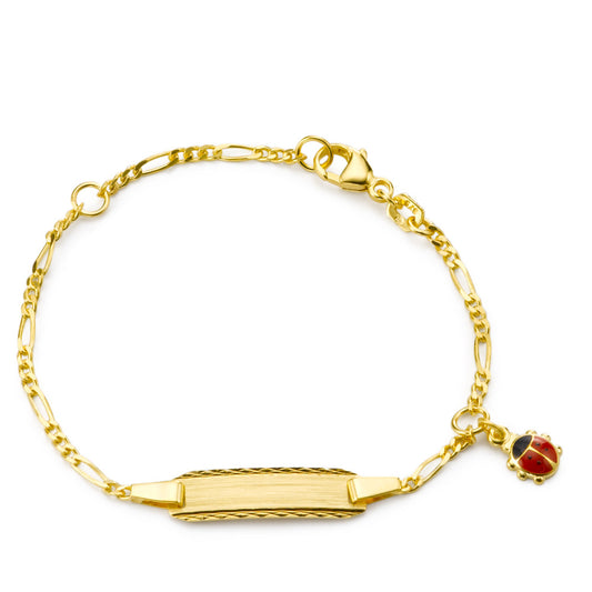 Engravable bracelet 9k Yellow Gold 12-14 cm