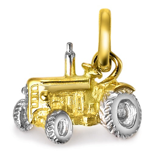 Pendant 18k Yellow Gold Tractor