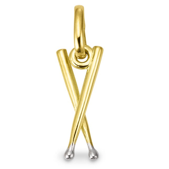 Pendant 18k Yellow Gold Drumstick