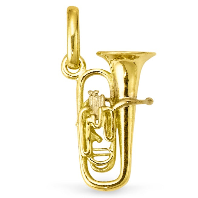 Pendant 18k Yellow Gold Euphonium