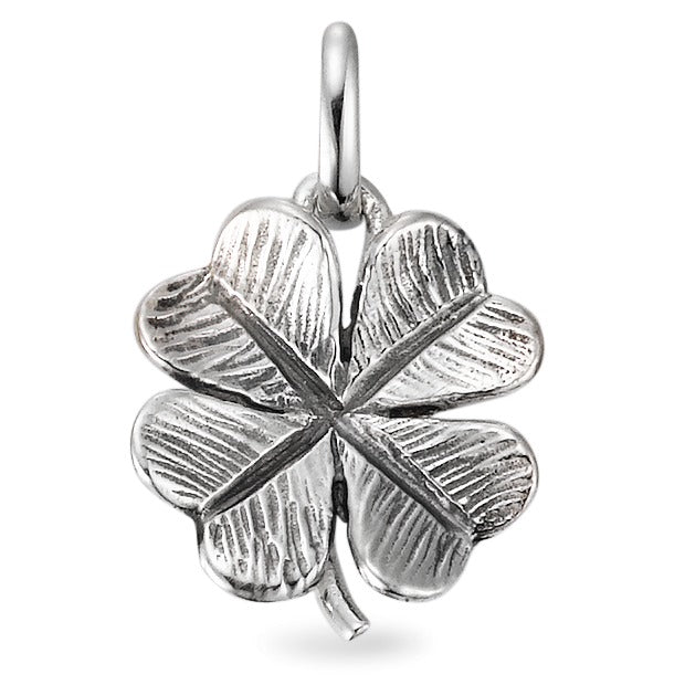 Pendant Silver Patinated Cloverleaf