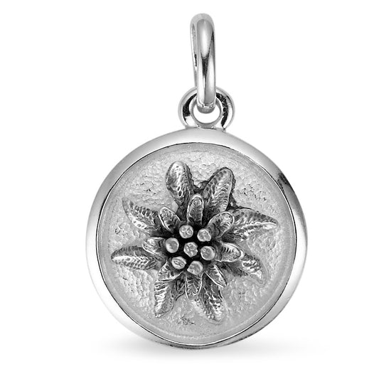 Pendant Silver Patinated Edelweiss Ø15 mm