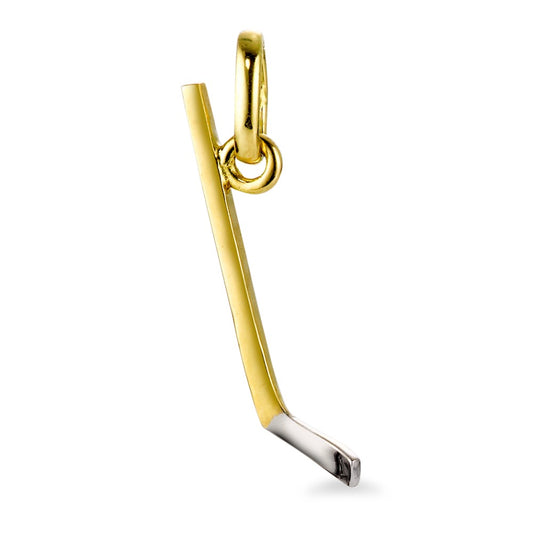 Pendant 18k Yellow Gold Ice Hockey