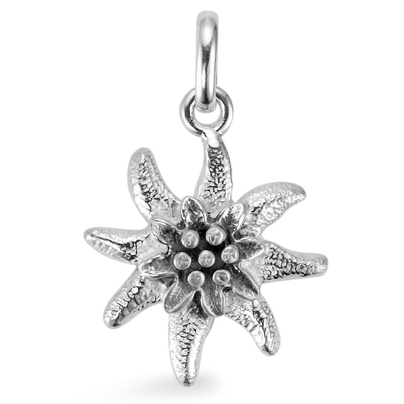 Pendant Silver Patinated Edelweiss Ø16 mm