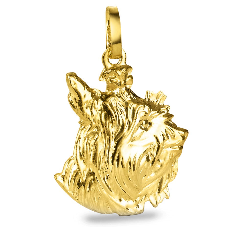 Pendant 9k Yellow Gold Dog