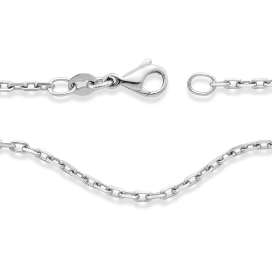 Chain necklace 18k White Gold 42 cm