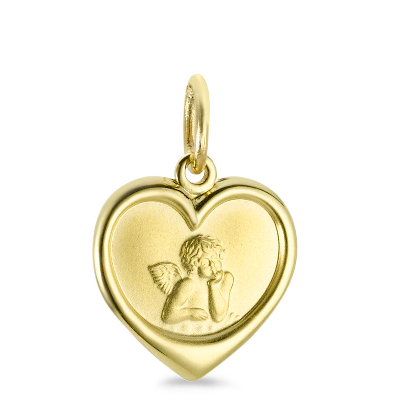 Pendant 18k Yellow Gold Guardian Angel