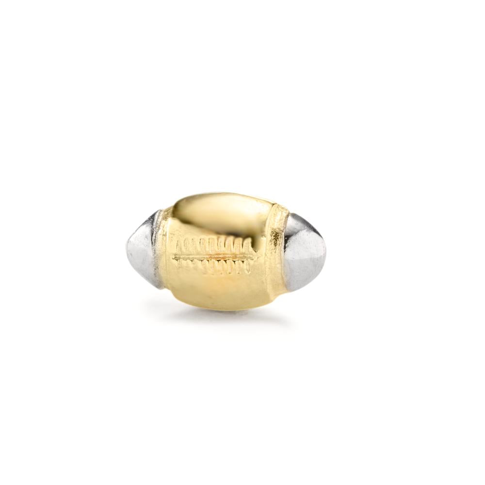 Single stud earring 9k Yellow Gold Football